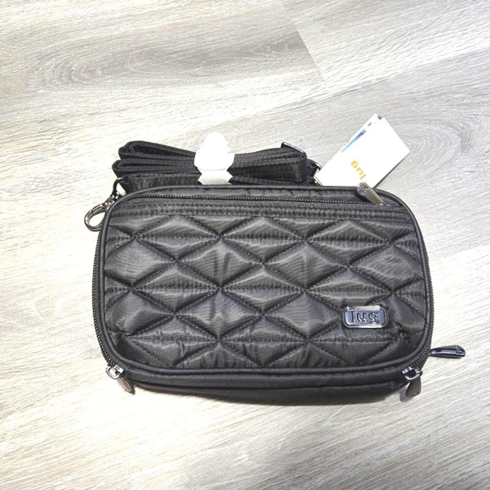 ❗SOLD❗Lug Roundabout 2 Convertible Crossbody/Waist Bag in Black